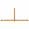 Ekena Millwork Eugene Rough Sawn Timber Gable Bracket, Western Red Cedar, 108"W x 49"H x 2"D x 4"F, 11/12 Pitch GBW108X49X0204EUG00RWR - alternate 1